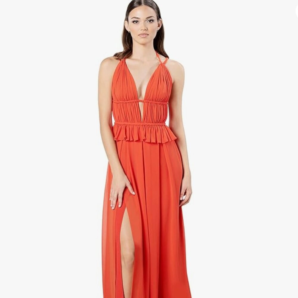Athena Fit and Flare Maxi Dress